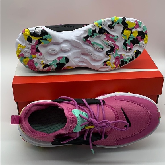 Nike React Presto MC GS Cosmic Fuchsia Emerald Ris - Picture 3 of 16